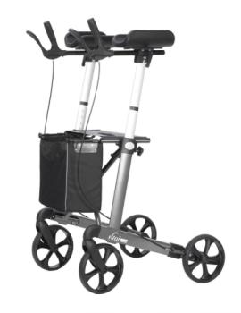 Arthritis-Rollator Vital Special grau Sitzhöhe 62 cm inkl. Stofftasche